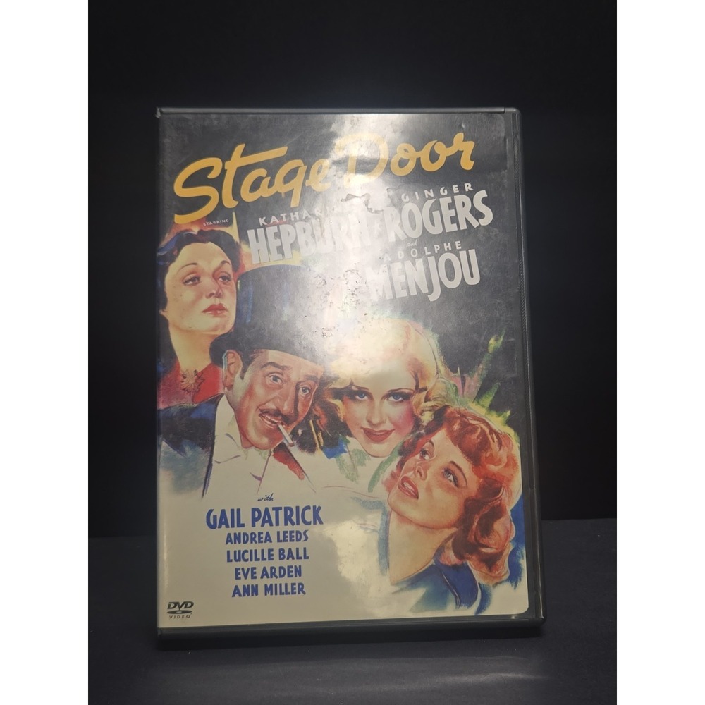 Stage Door DVD 1937‎ Katharine Hepburn Lucille Balla Movie Comedy Drama Film VG+
